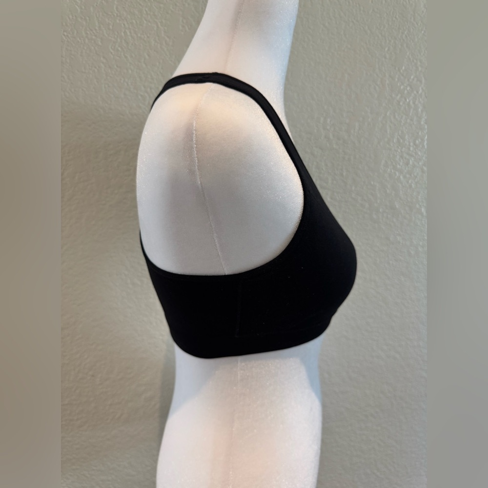 Cat & Jack Girls Racerback Sports Bra - Black - Size XL - Picture 4 of 8